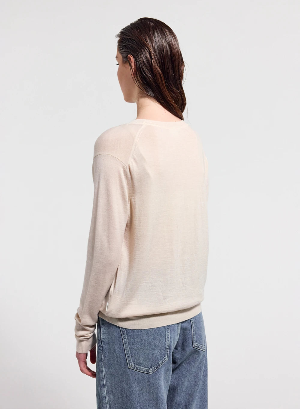 pull-fin-col-rond-en-laine-m-rinos-femme-pyrenex-mysig-cr-me image 2