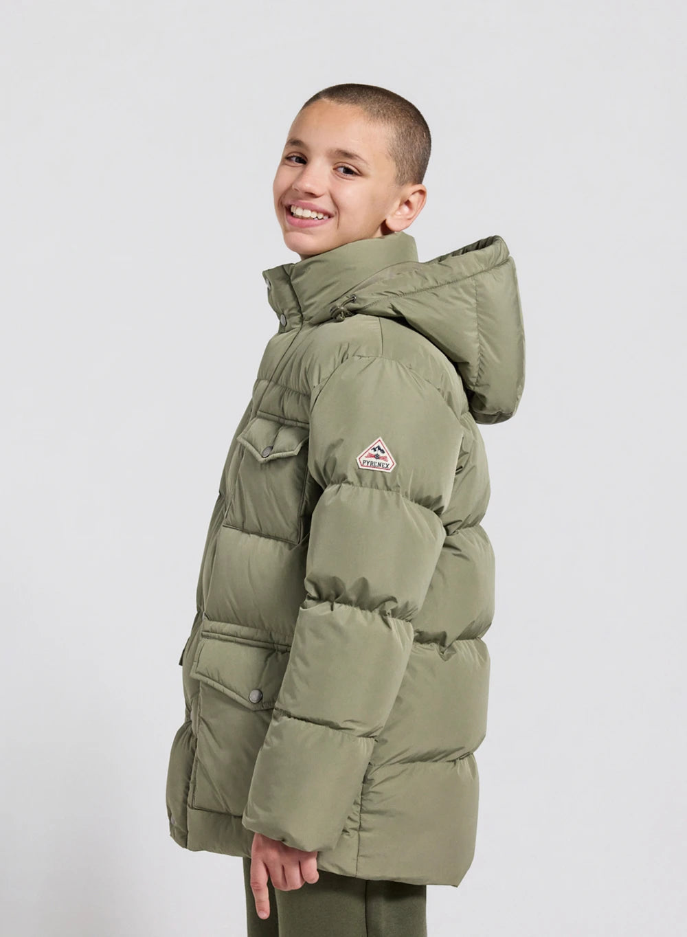 pyrenex-soal-doudoune-hiver-enfant-kaki-clair image 5