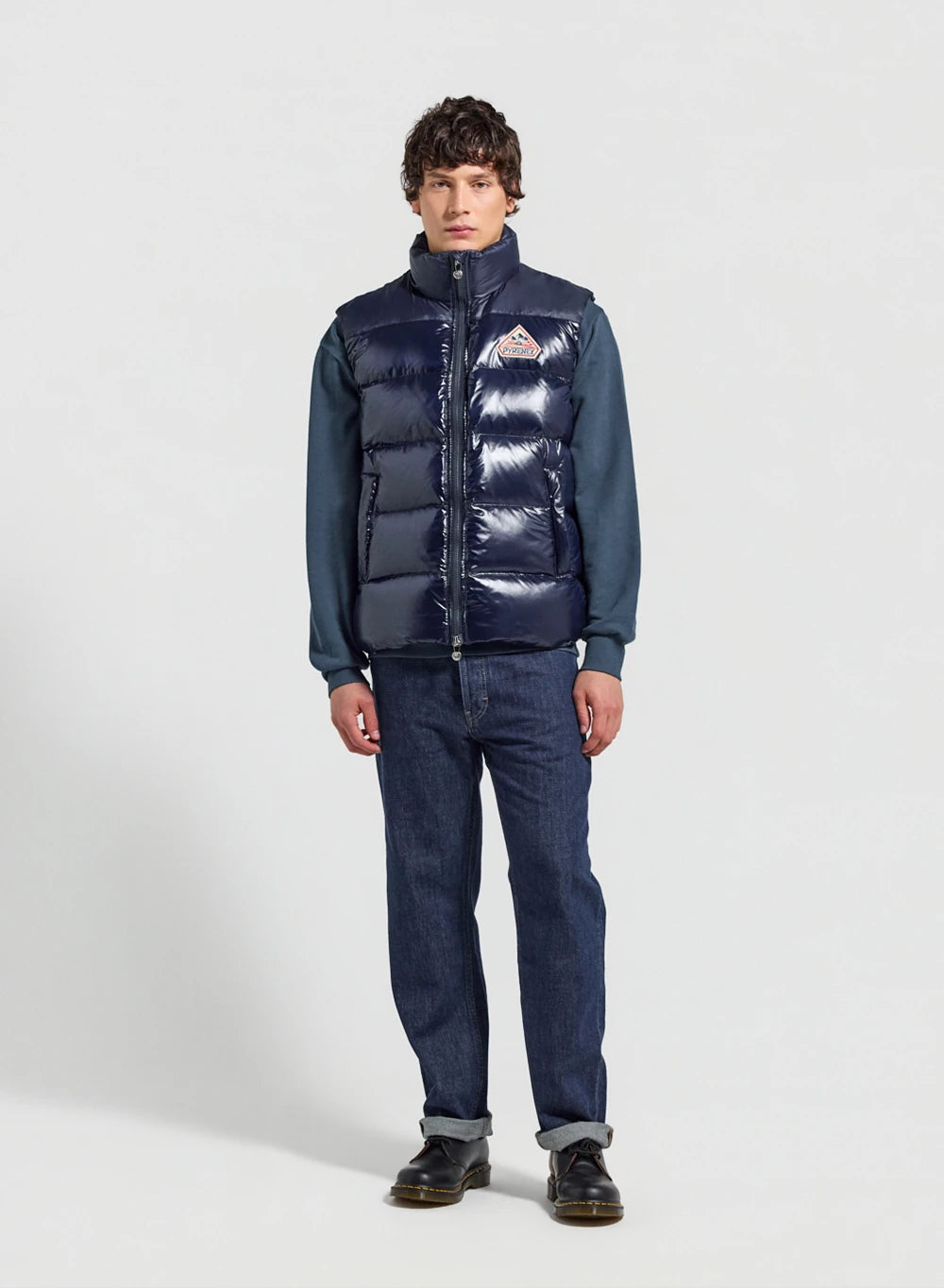pyrenex-john-doudoune-sans-manches-bleu-marine-unisexe image 3