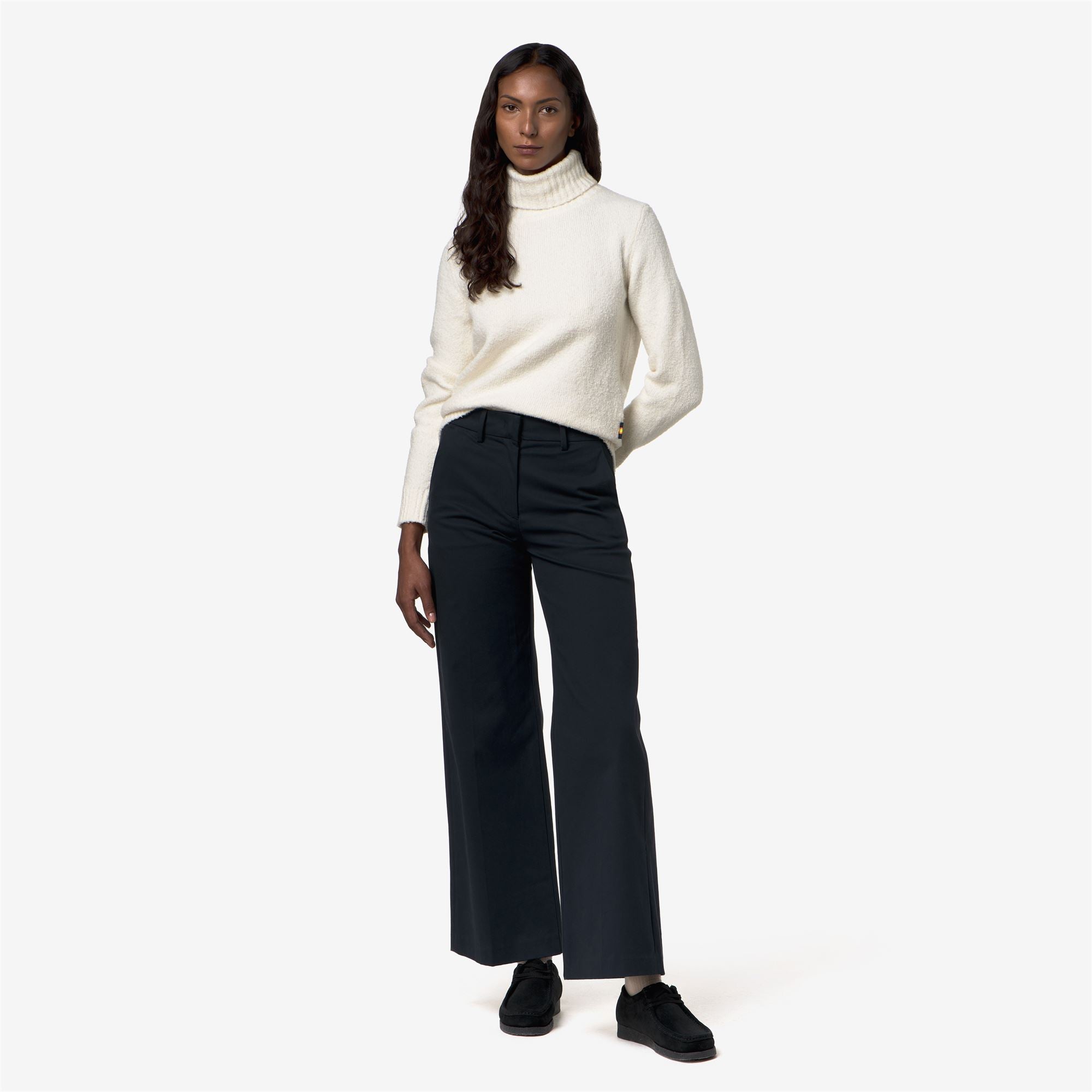 k-way-tyanne-twill-tech-peach-chino-femme-blue-depth image 4