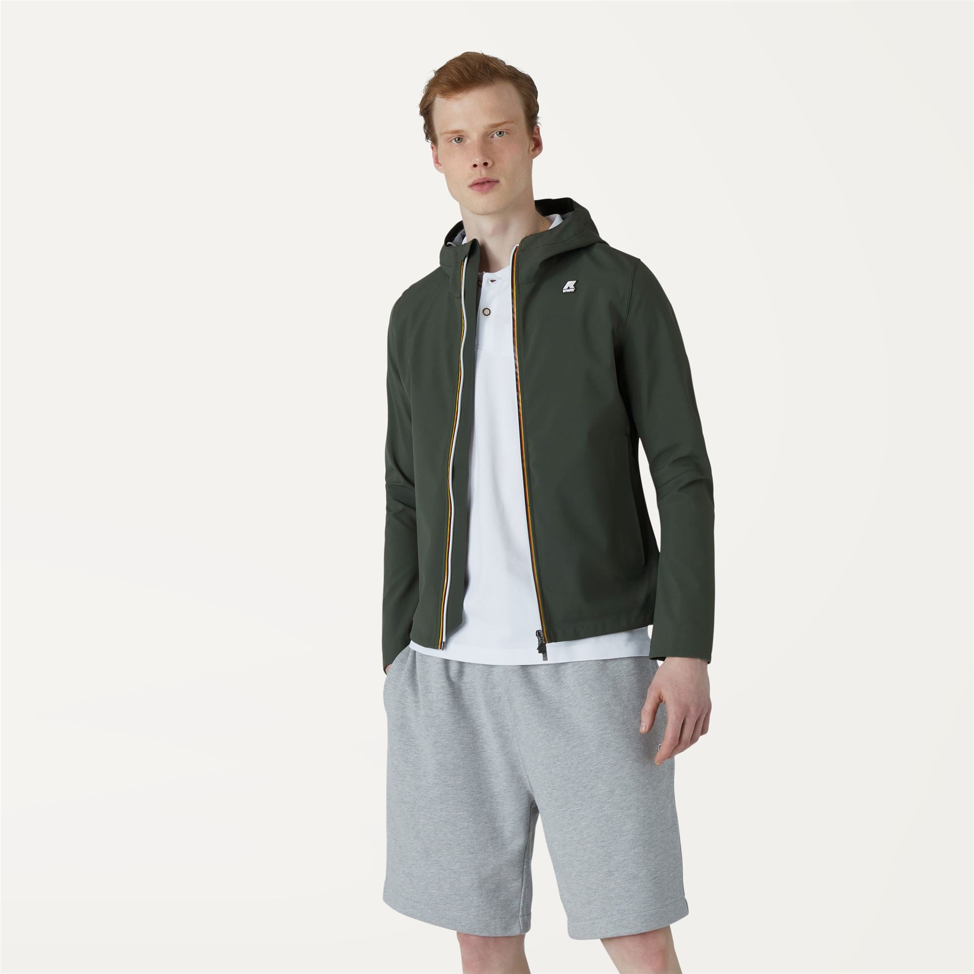 k-way-jack-bonded-jersey-veste-court-homme-black-torba image 1
