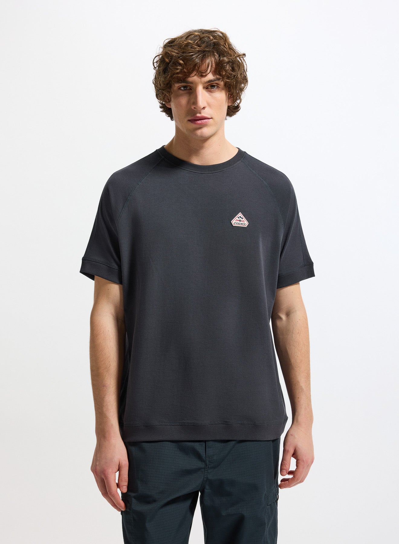 pyrenex-peak-t-shirt-pais-coton-bio-unisexe-bleu-fonc image 2