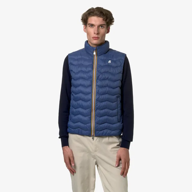 k-way-valen-quilted-warm-gilet-veste-homme-blue-fiord image 1