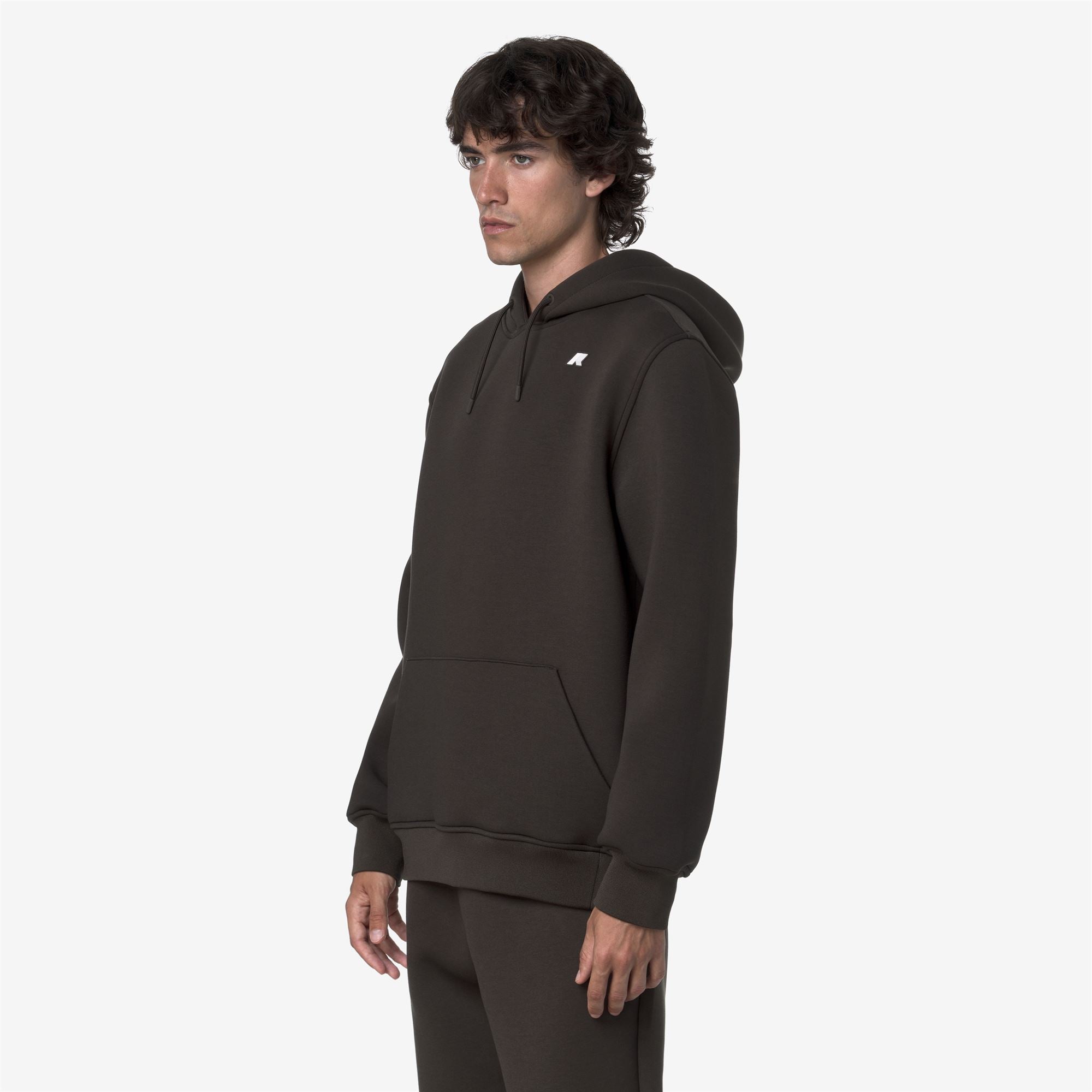 k-way-bernie-spacer-pull-over-polaire-homme-black-olive image 2