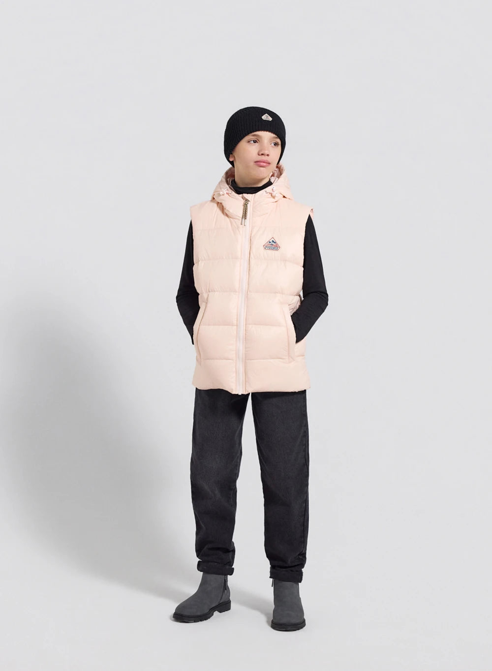 pyrenex-john-doudoune-sans-manches-enfant-rose-p-le image 4