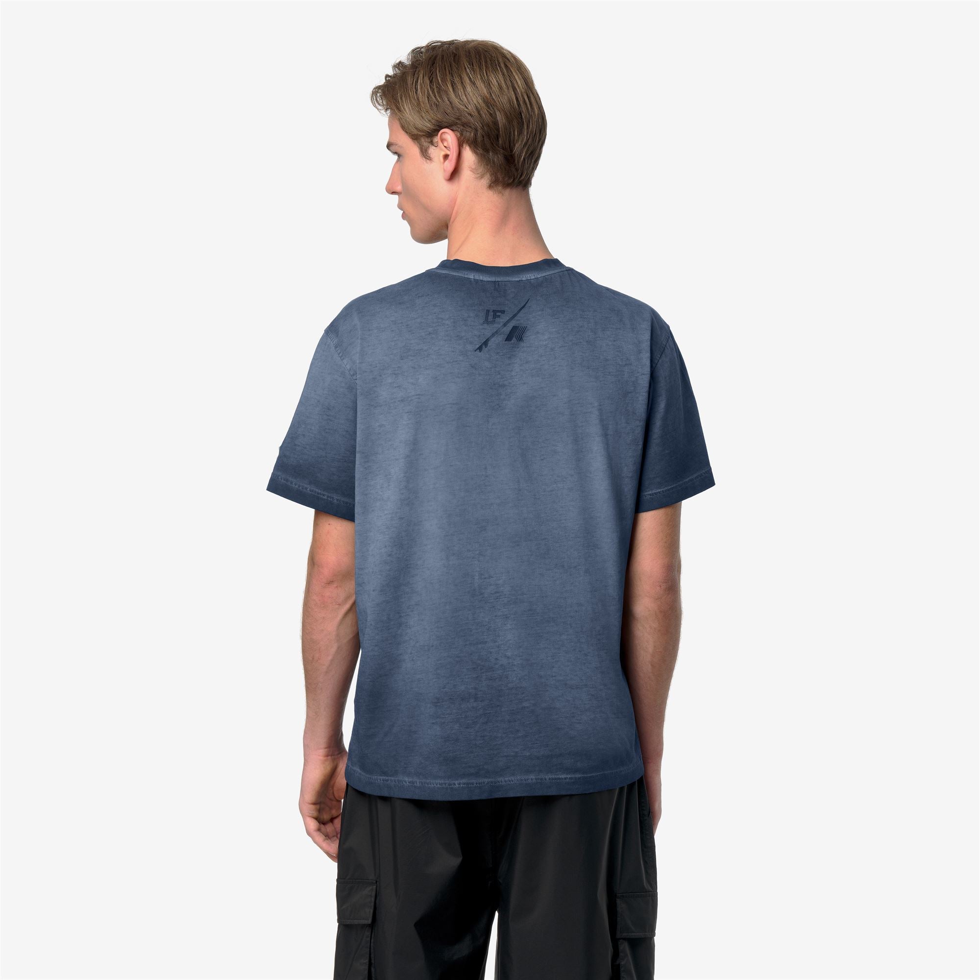 k-way-leo-lf-t-shirt-homme-blue-insignia image 3