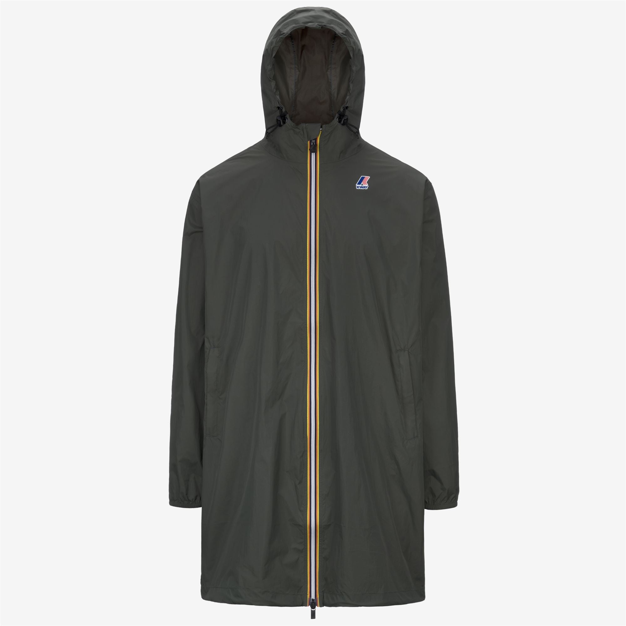 k-way-le-vrai-4-0-eiffel-east-manteau-pluie-long-unisexe-green-blackish image 6