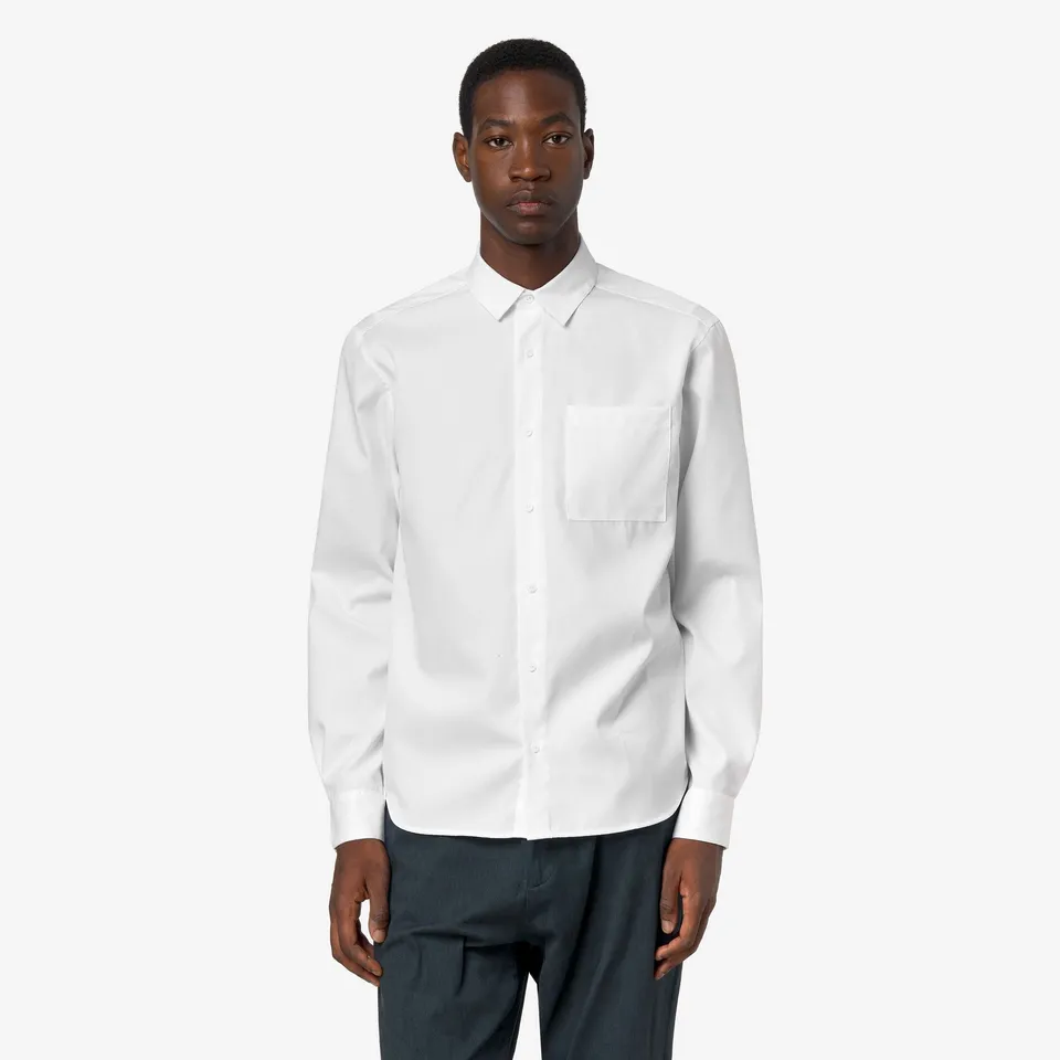 k-way-damir-oxford-non-iron-chemise-homme-white-white image 1