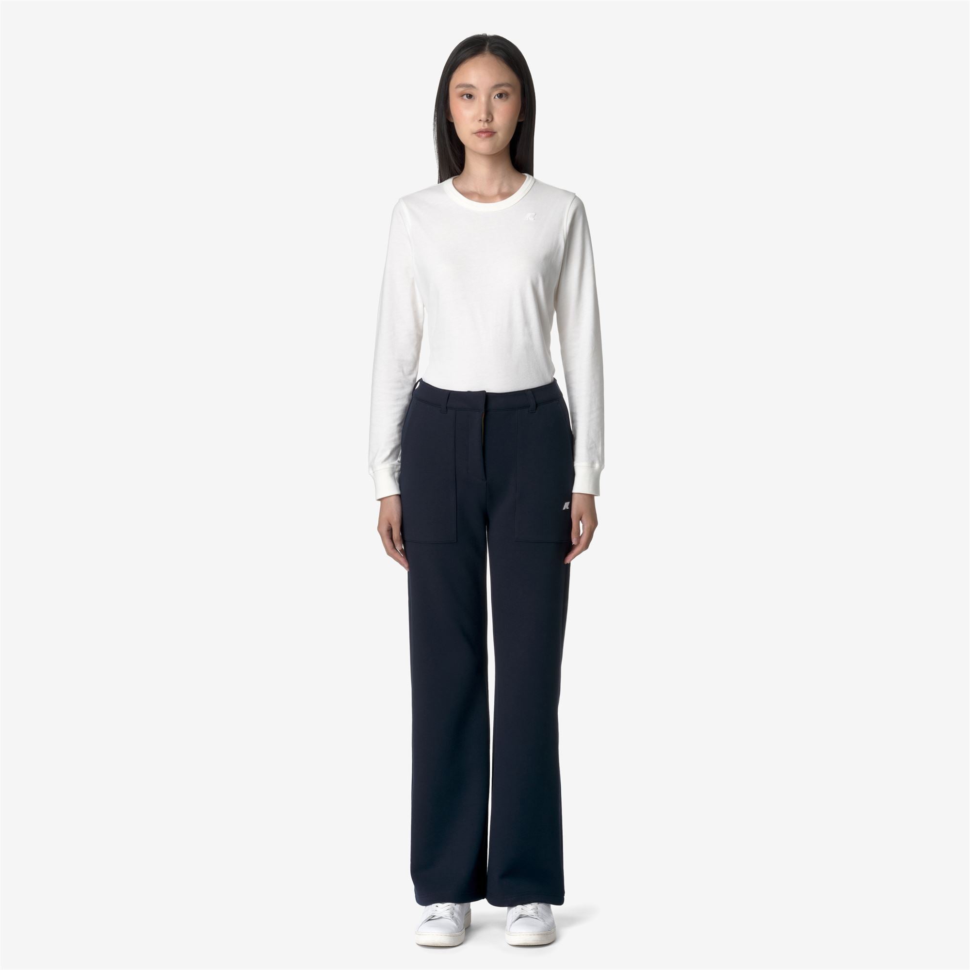 k-way-janinne-light-spacer-pantalon-de-sport-femme-blue-depth image 1