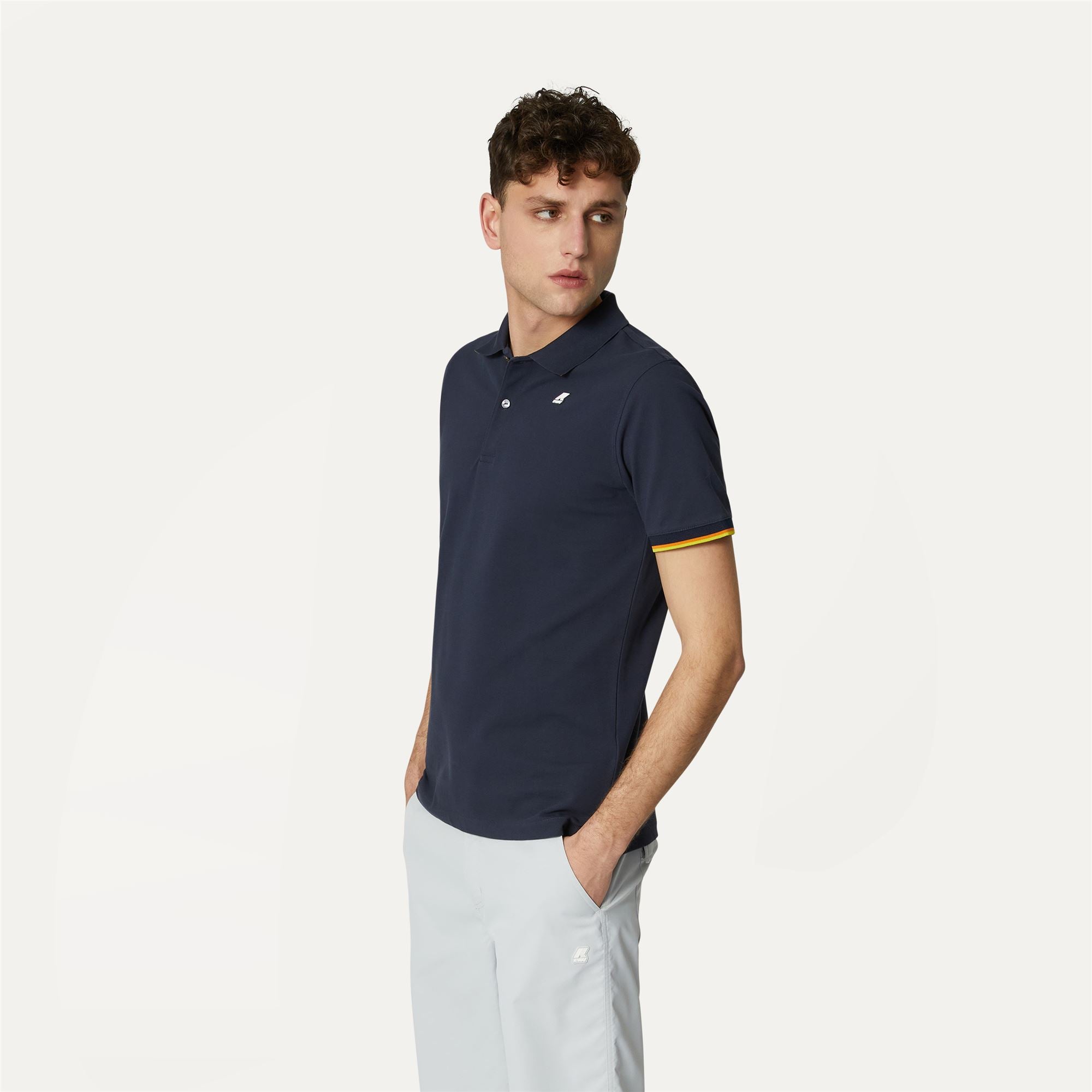 k-way-vincent-polo-homme-blue-depth image 2