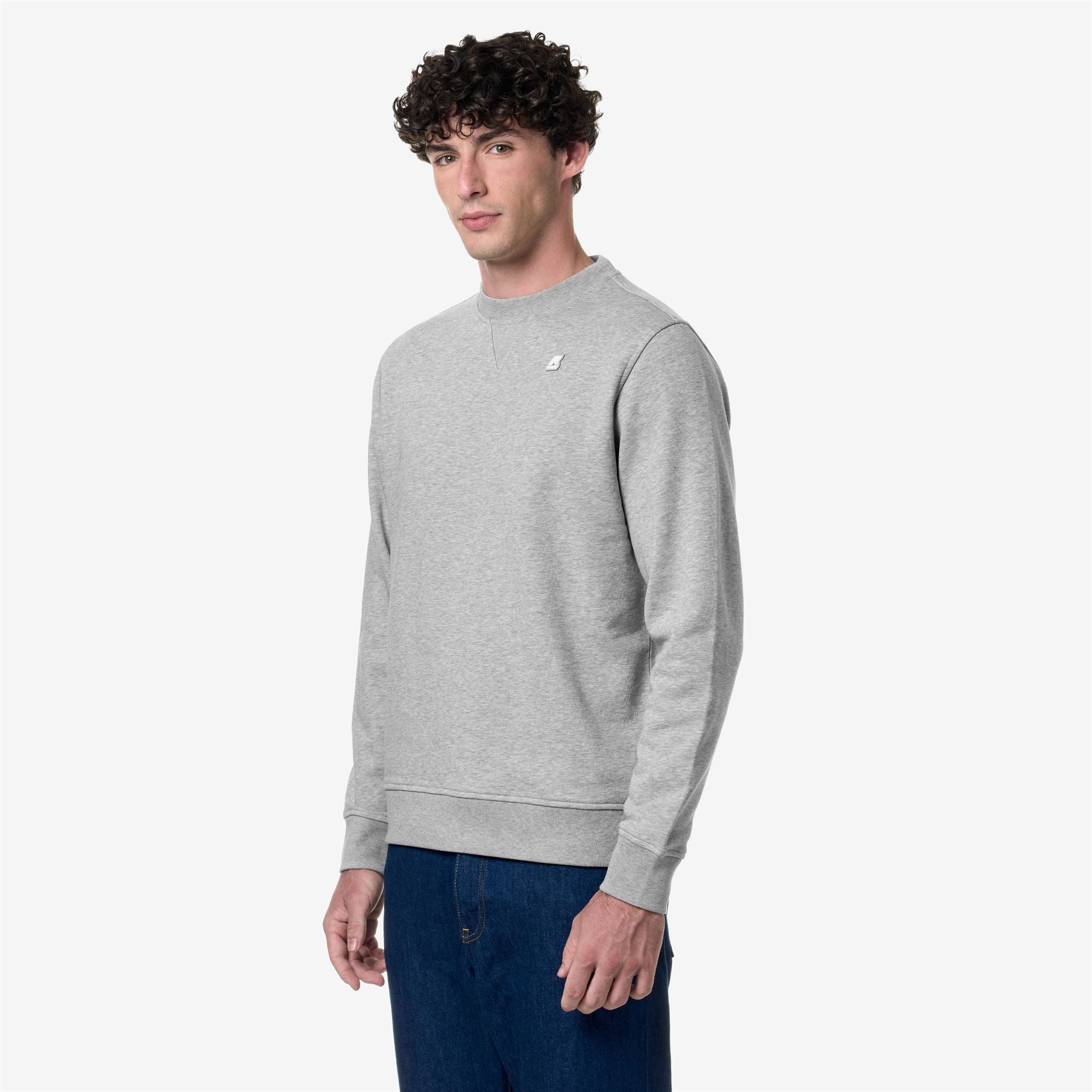 k-way-baptiste-pull-polaire-homme-grey-mel image 2