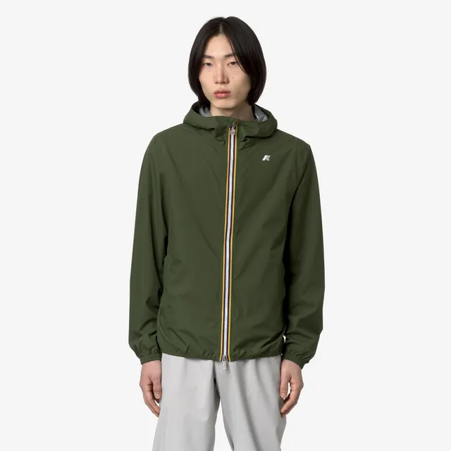 k-way-jack-stretch-dot-veste-courte-homme-green-cypress image 1