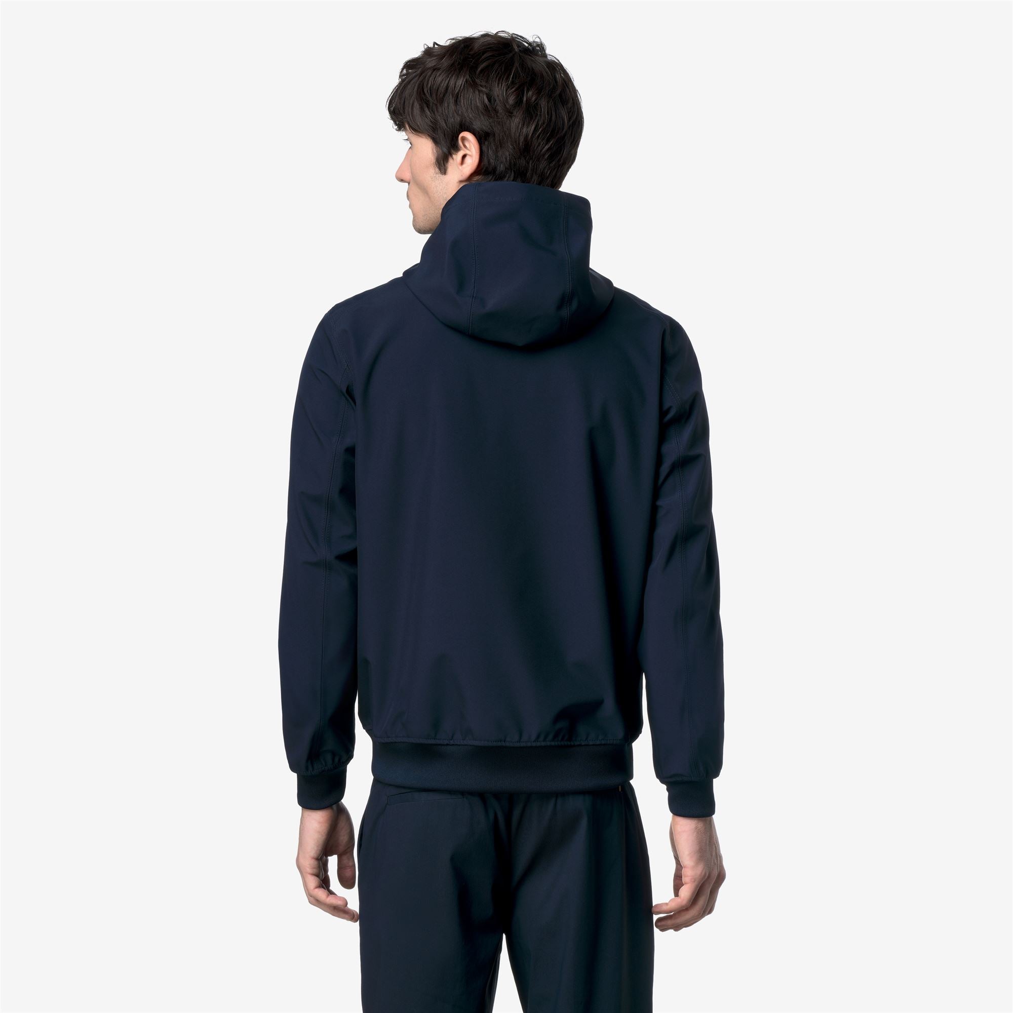 k-way-joachim-bonded-jersey-veste-courte-homme-blue-depth image 3
