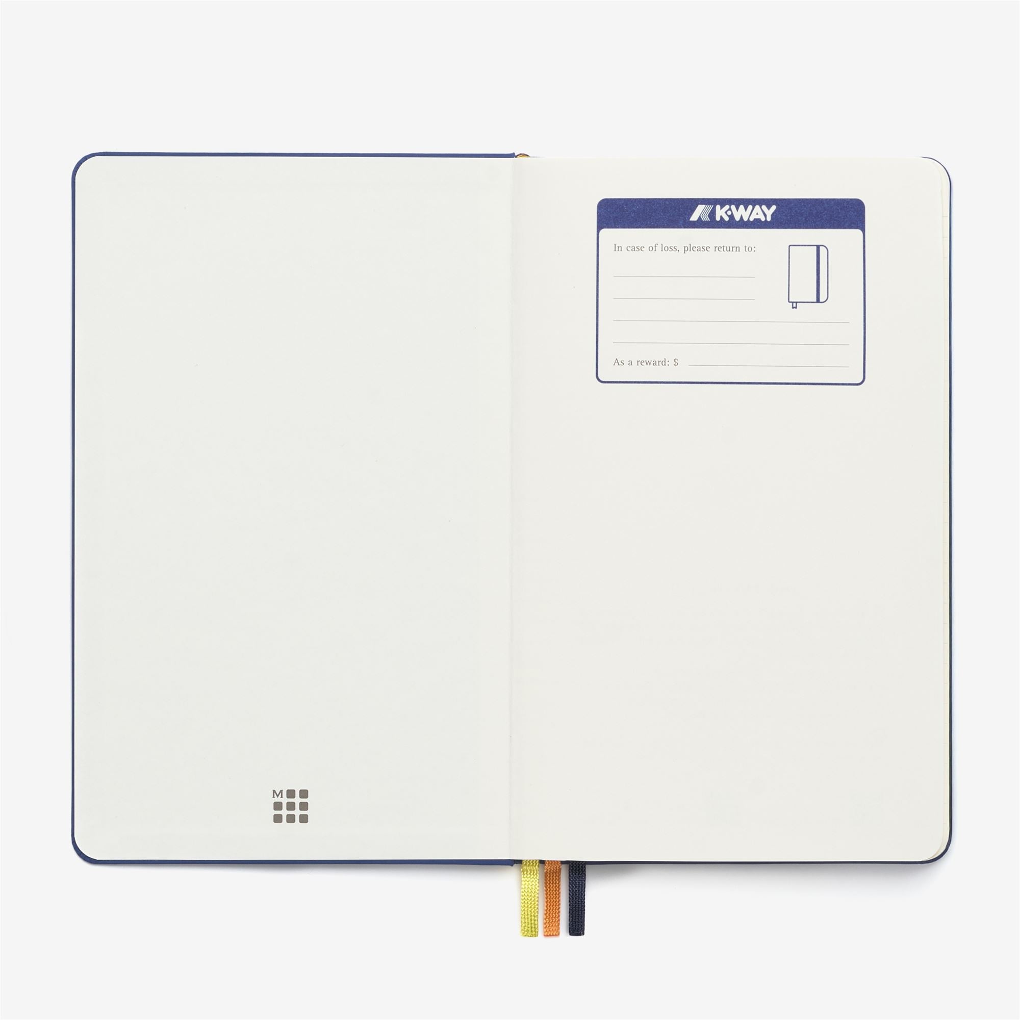 k-way-notebook-moleskine-for-k-way-carnet-unisexe-blue-royal-marine image 5