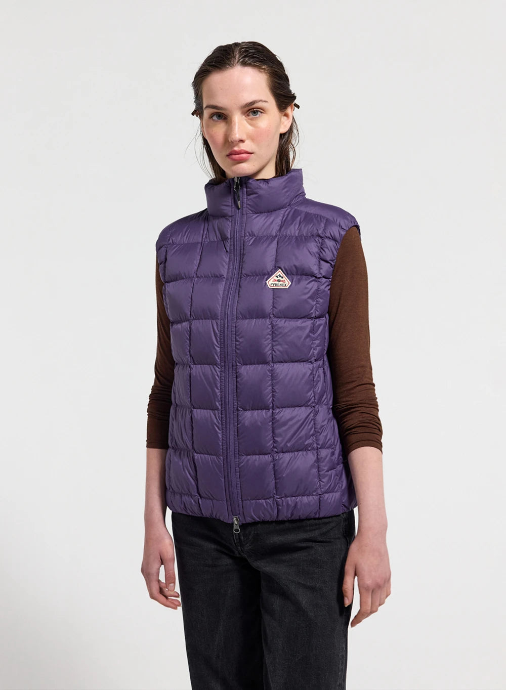 pyrenex-sunray-doudoune-sans-manches-femme-violette image 1