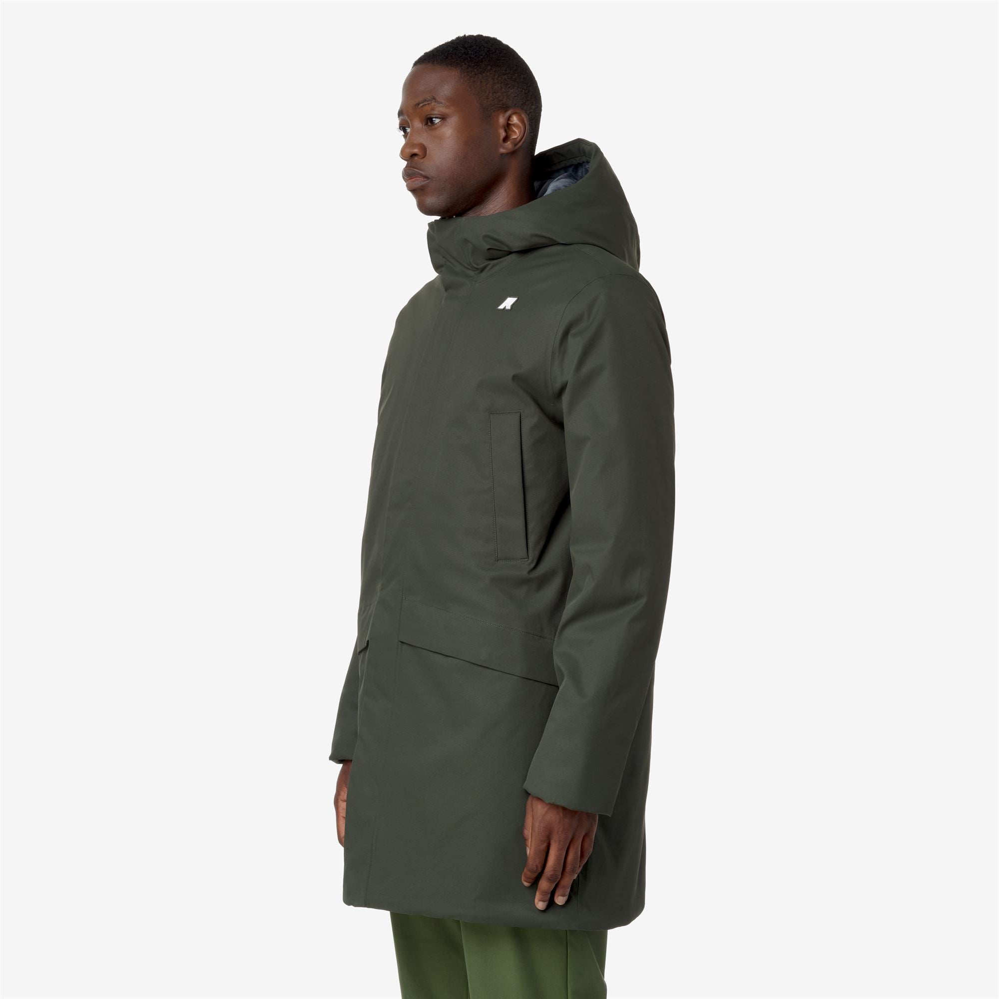k-way-jarno-twill-marmotta-veste-3-4-homme-green-b-blue-a image 2