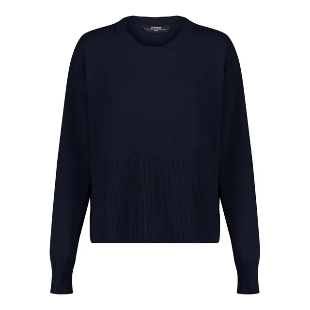 k-way-maryne-pull-over-maille-femme-blue-depth image 1