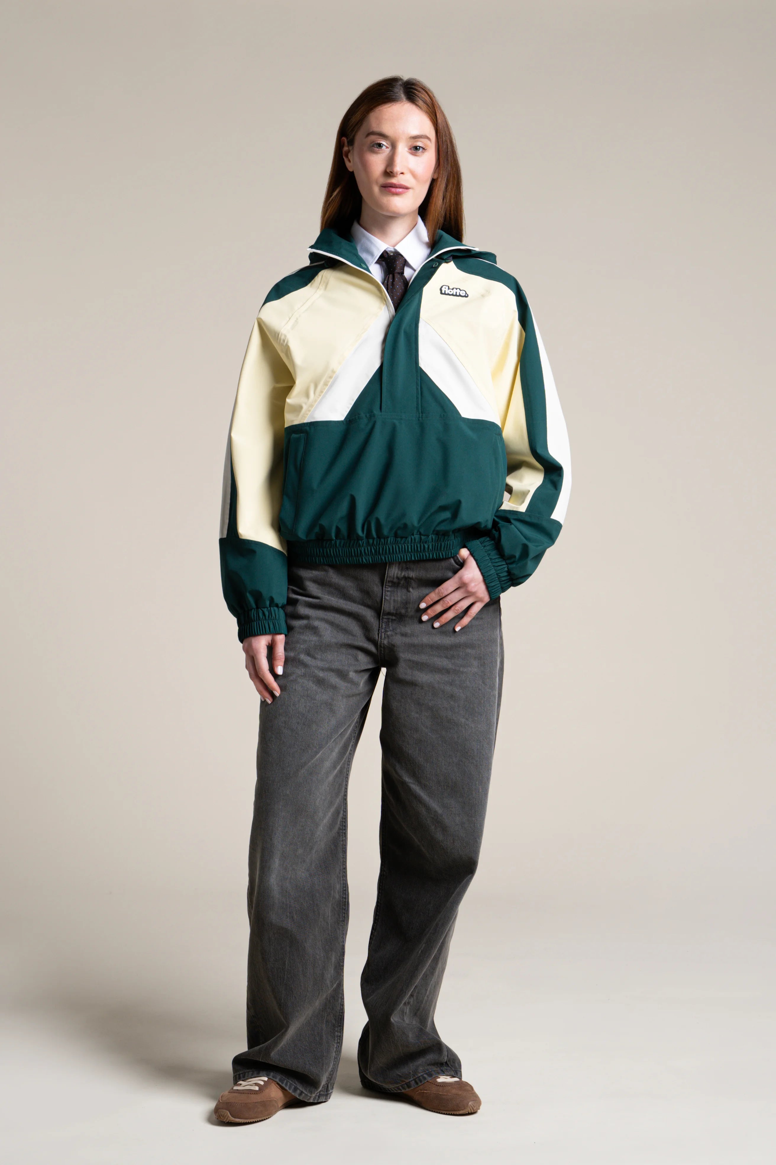 flotte-abbesses-veste-imperm-able-courte-tricolore-argile-bleu-roi image 4