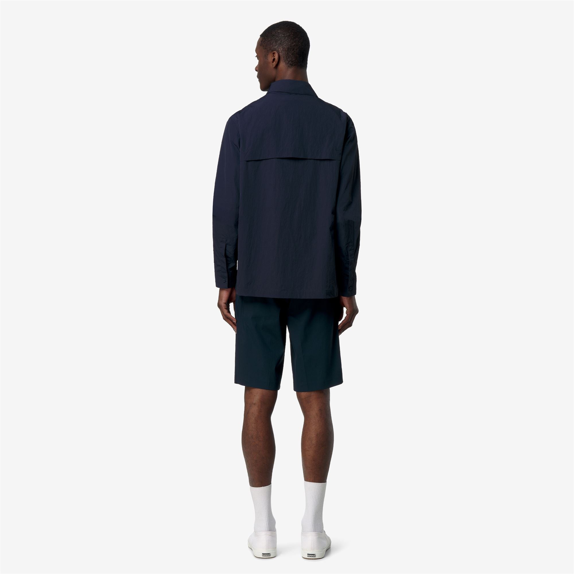 k-way-jules-light-nylon-veste-courte-homme-blue-depth image 3
