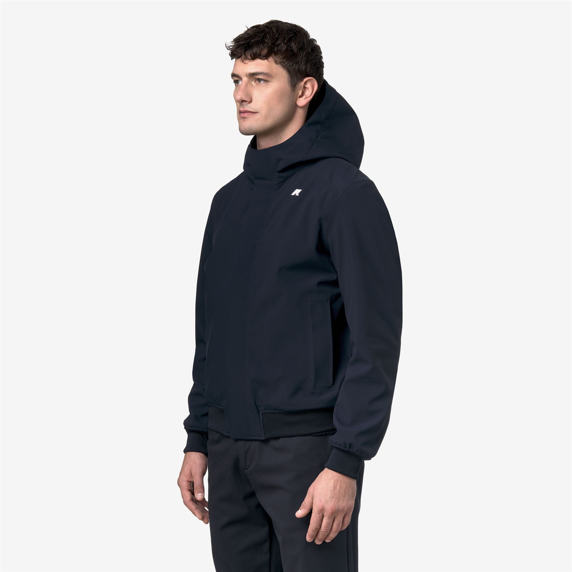 k-way-joachim-bonded-veste-courte-homme-blue-depth image 2