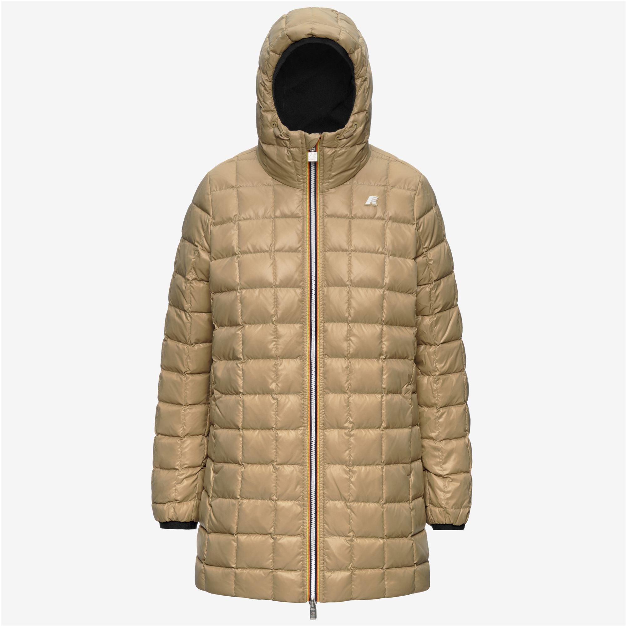 k-way-sophie-st-thermo-double-veste-mi-longue-r-versible-femme-black-pure-beige- image 6