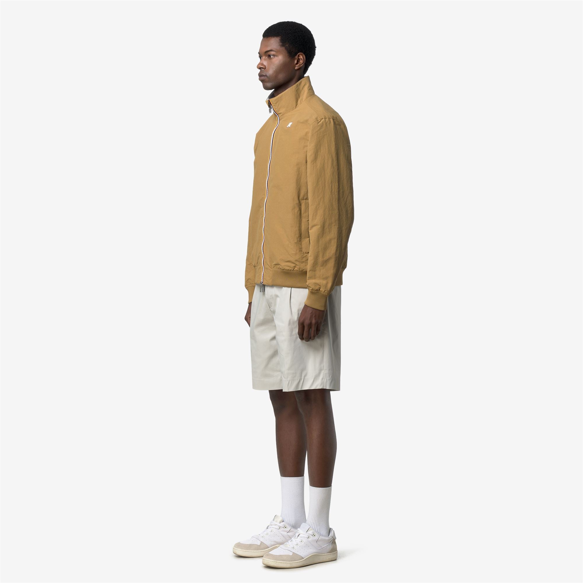 k-way-arsene-cotton-double-veste-courte-r-versible-homme-brown-bistre-beige-lt image 2