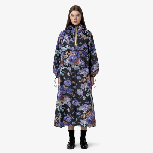 k-way-therel-graphic-uj-poncho-unisexe-cobalt image 1
