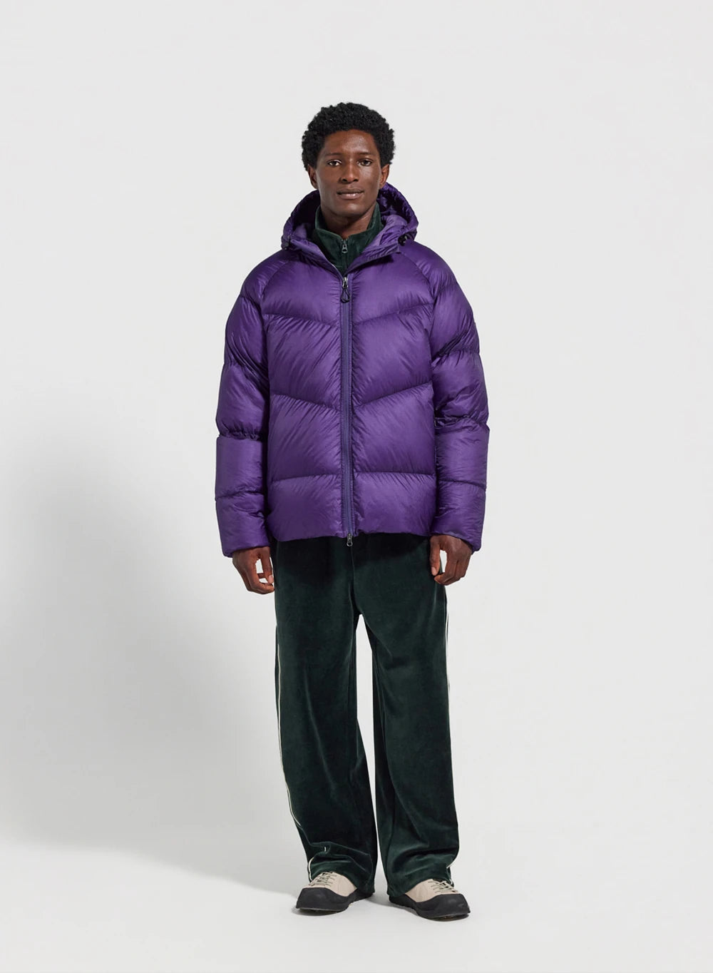 pyrenex-helium-doudoune-homme-capuche-violette image 2