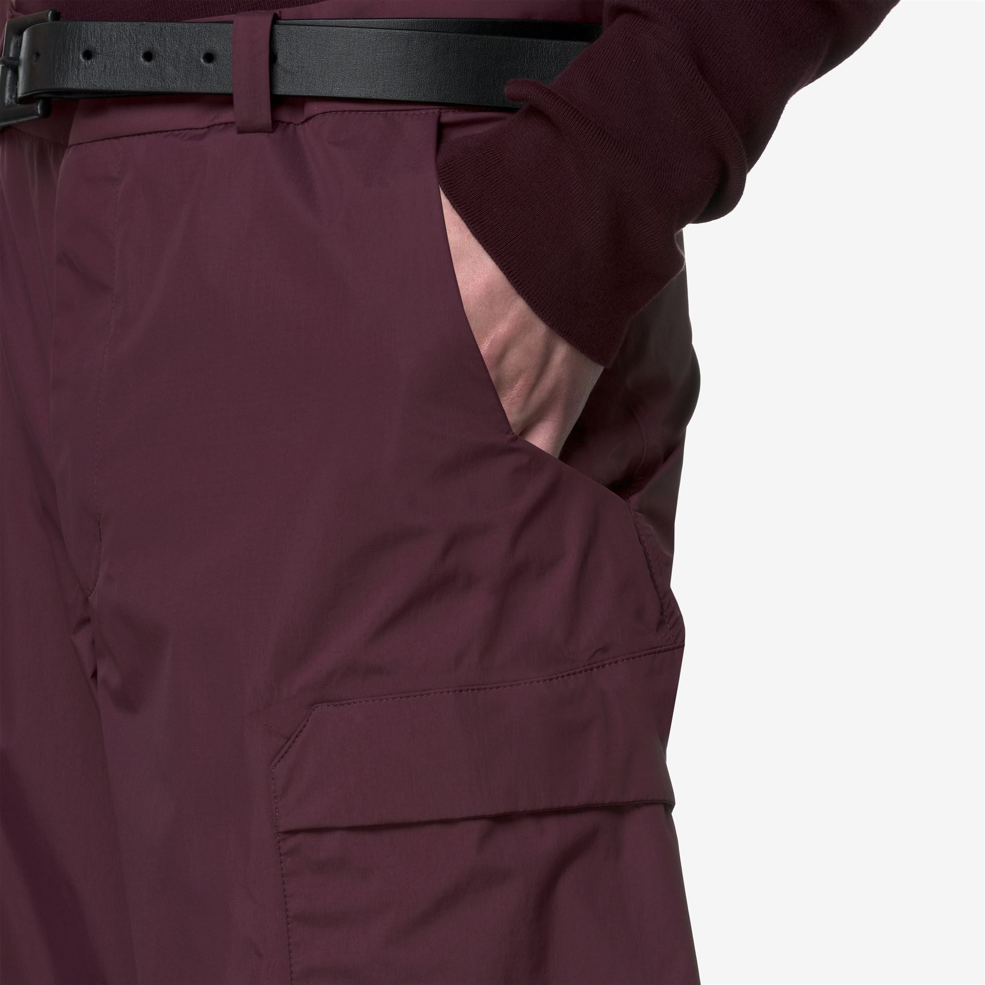 k-way-4-0-3l-tamey-pantalon-cargo-homme-red-dk-amaranto image 4