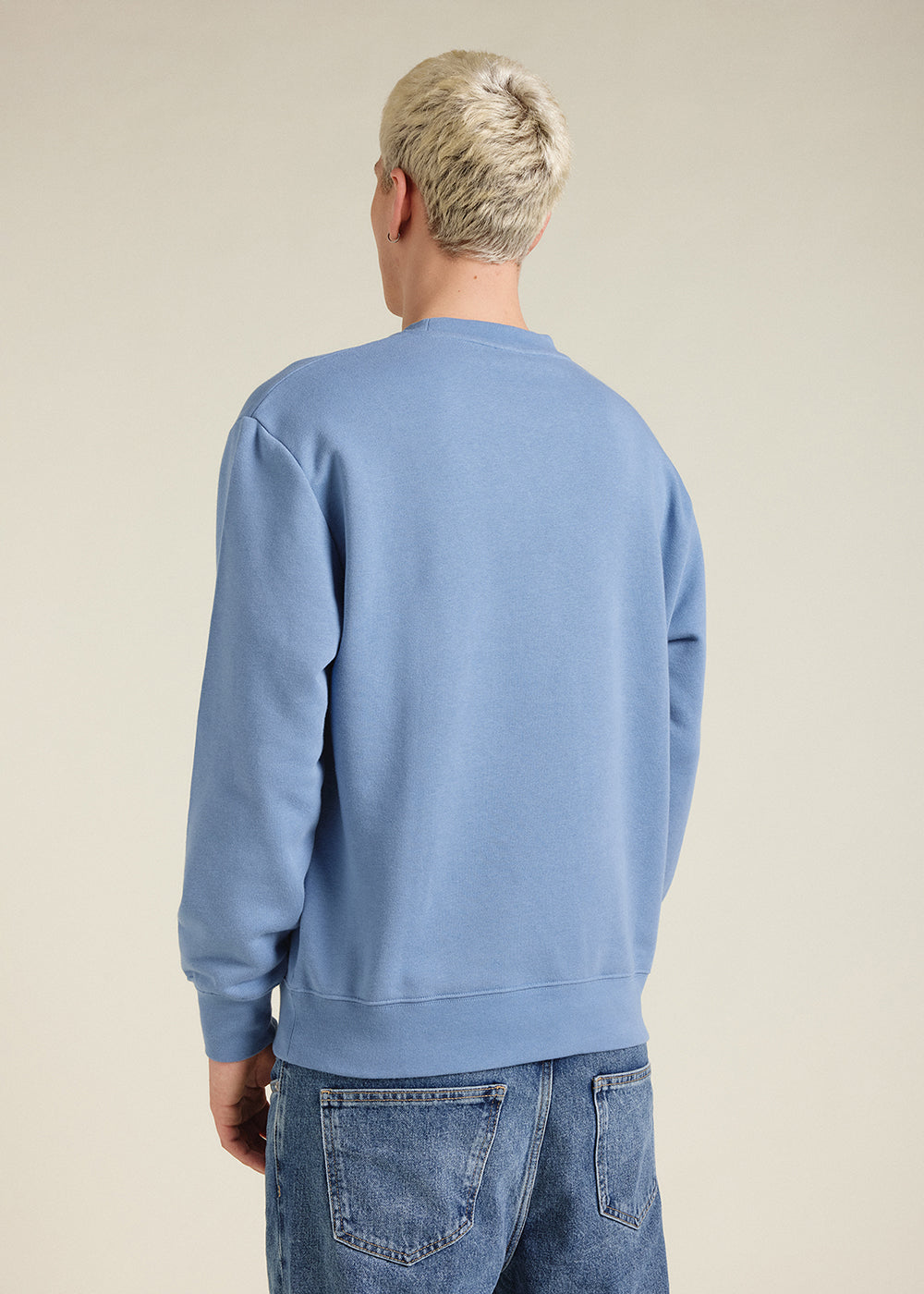 pyrenex-phase-sweat-unisexe-col-rond-coronet-blue-coton-bio image 7