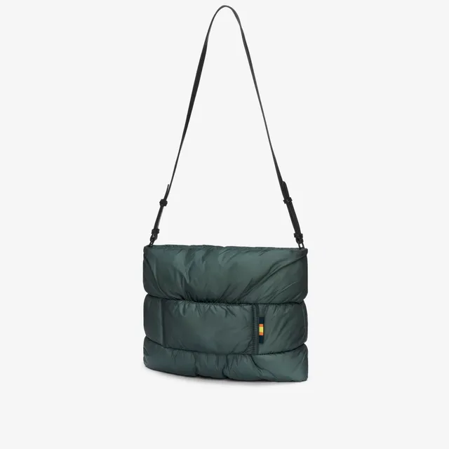 k-way-matelis-maxi-ruffle-sac-bandouli-re-pochette-femme-green-balsam image 1