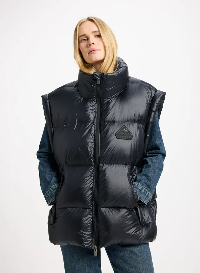 pyrenex-arbatan-doudoune-sans-manches-femme-homme-noire-made-in-france image 1