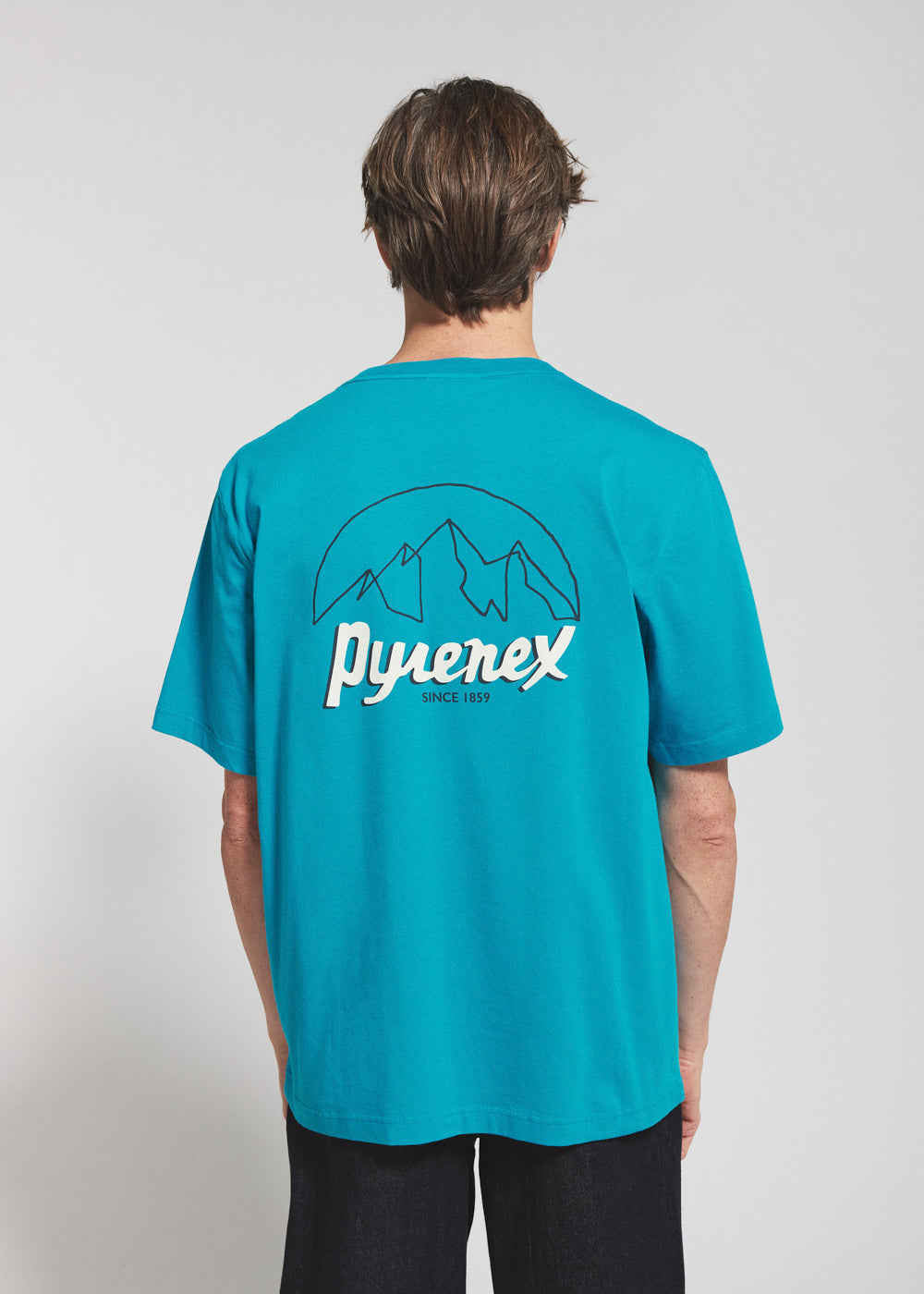 pyrenex-hill-t-shirt-unisexe-turquoise image 4