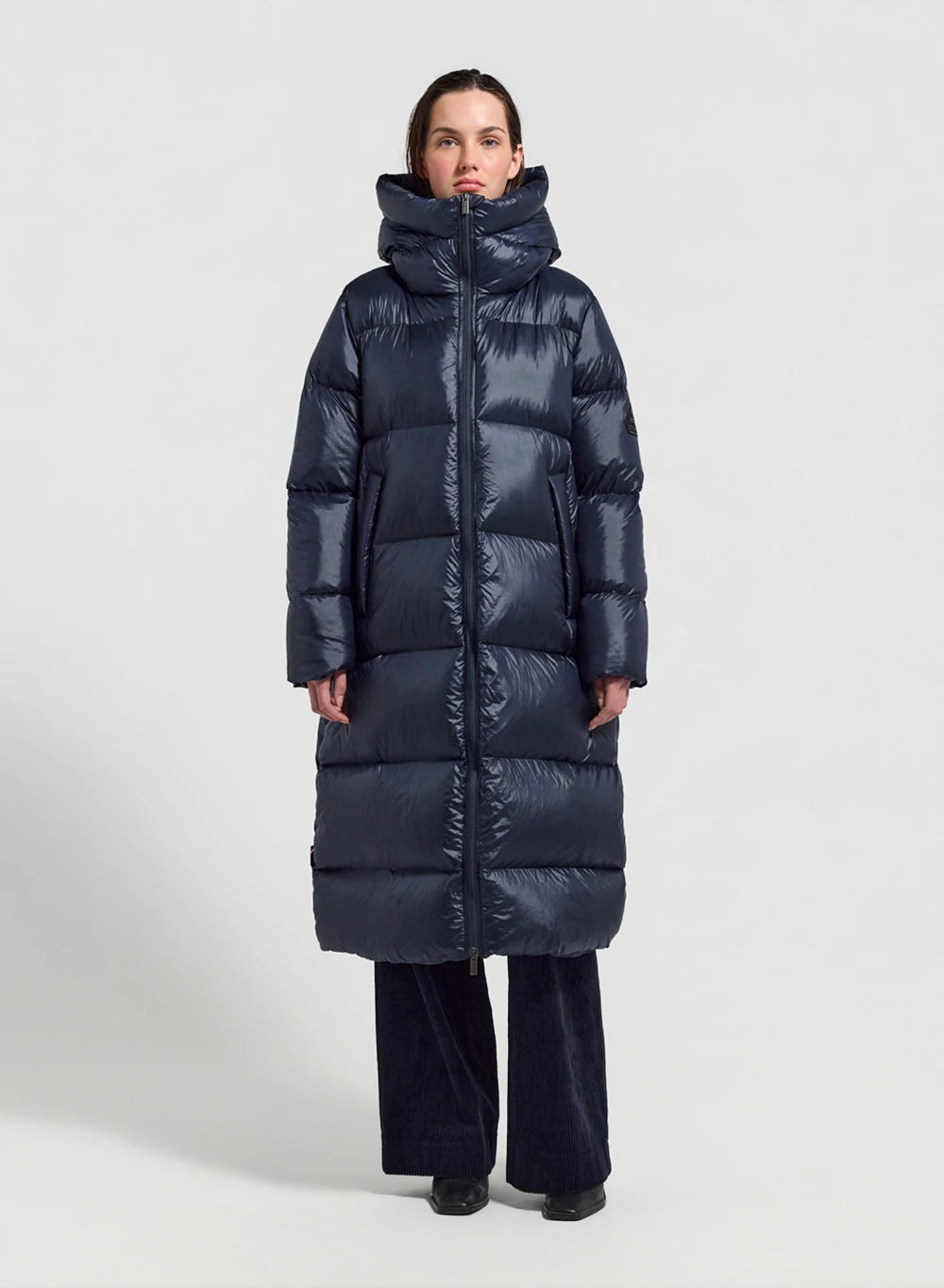 pyrenex-oriela-doudoune-longue-femme-bleu-marine image 1