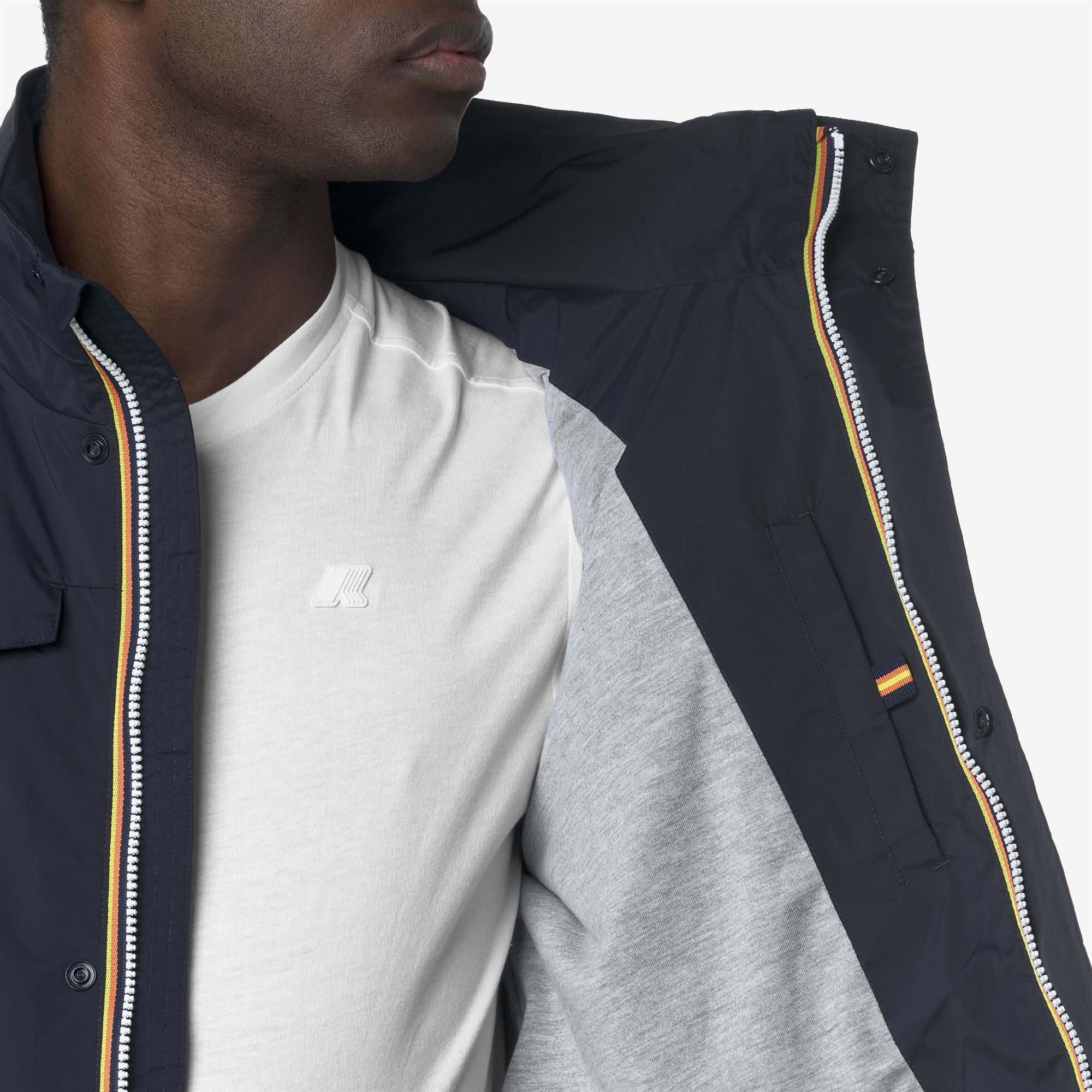 k-way-manuel-stretch-nylon-jersey-veste-milieu-homme-blue-depth image 4