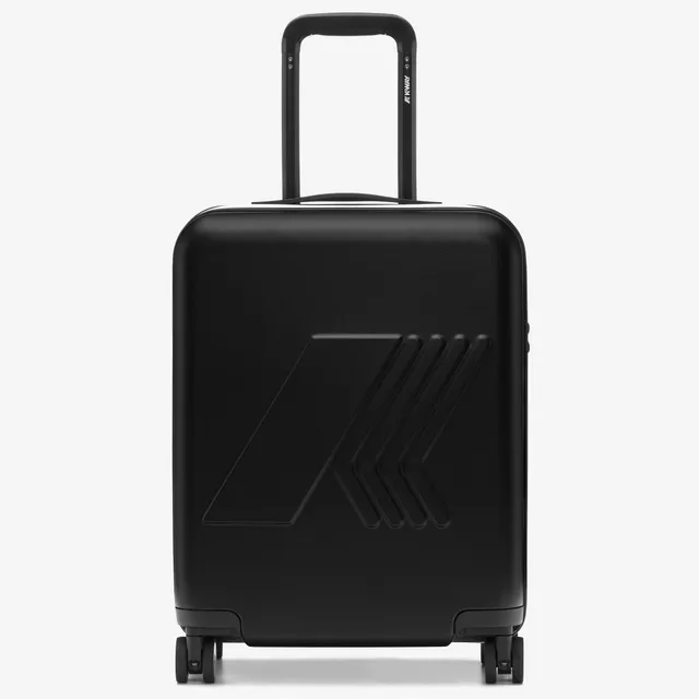 k-way-eudoxie-logo-valise-cabine-rigide-unisexe-black-pure image 1