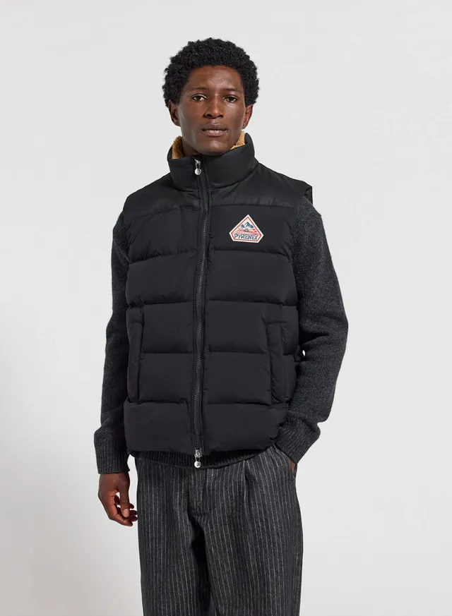 pyrenex-retro-john-doudoune-sans-manches-noire image 1