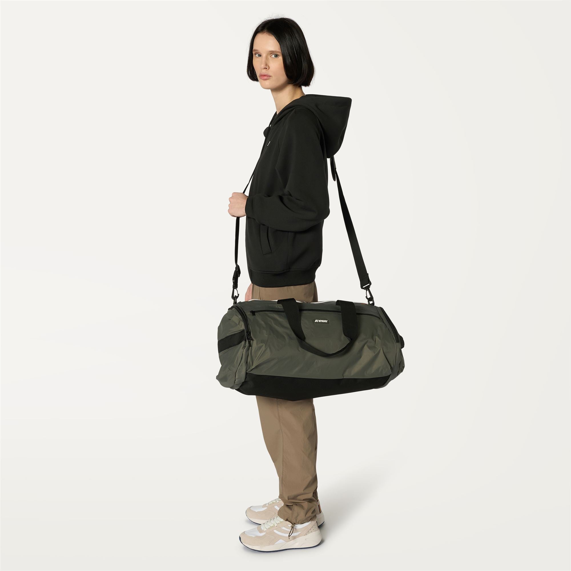 k-way-mareville-m-sac-polochon-unisexe-green-blackish image 4