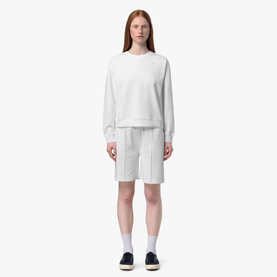 k-way-lavigne-interlock-short-de-sport-femme-white-white image 1