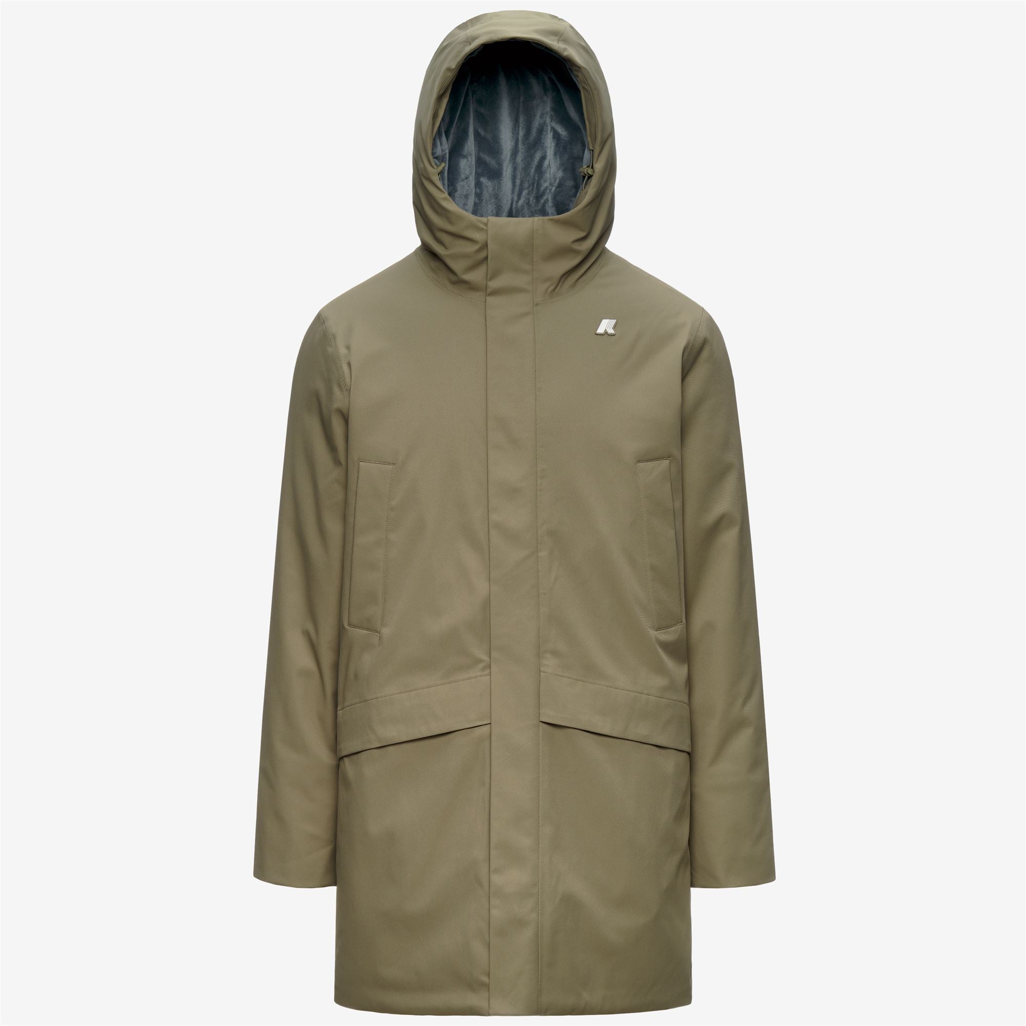 k-way-jarno-twill-marmotta-veste-3-4-homme-green-army-blue-airforce image 5