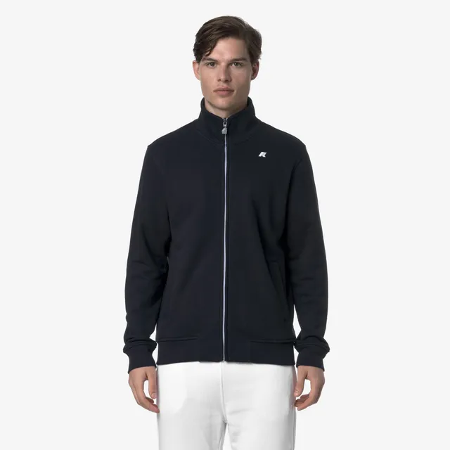 k-way-finn-french-terry-veste-polaire-homme-blue-depth image 1