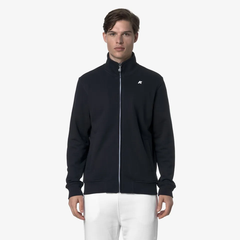 k-way-finn-french-terry-veste-polaire-homme-blue-depth image 1