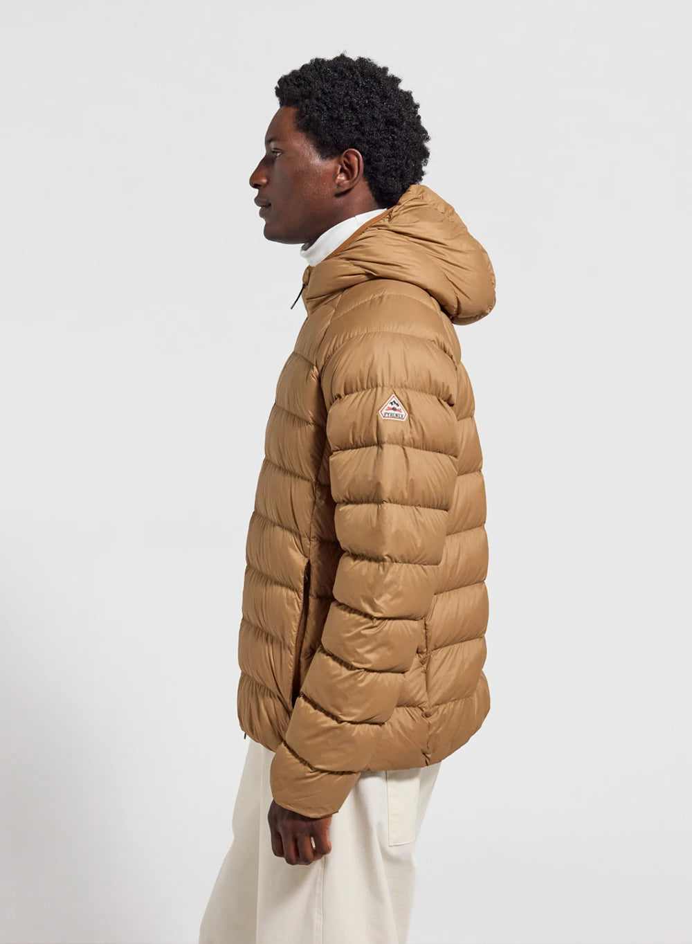 doudoune-capuche-homme-pyrenex-arial-marron-clair image 3