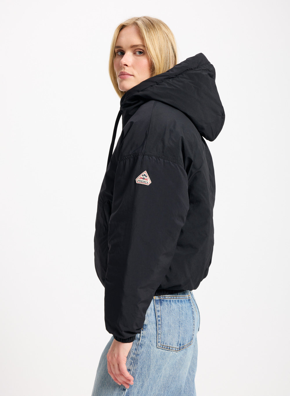 pyrenex-attitude-parka-courte-en-duvet-femme-noire image 3