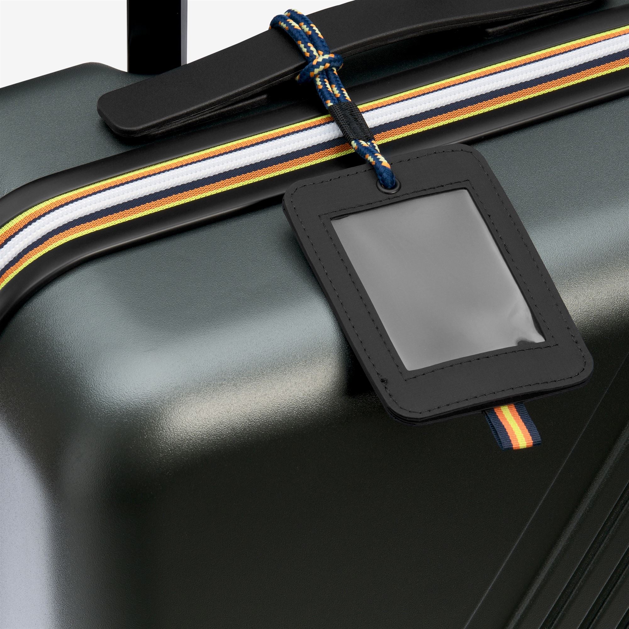 k-way-eudoxie-logo-valise-trolley-cabine-rigide-unisexe-green-blackish image 4