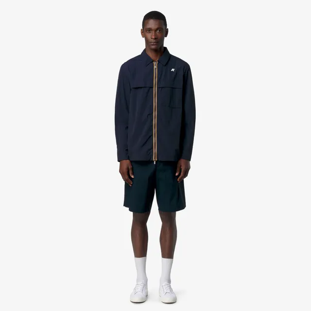 k-way-jules-light-nylon-veste-courte-homme-blue-depth image 1