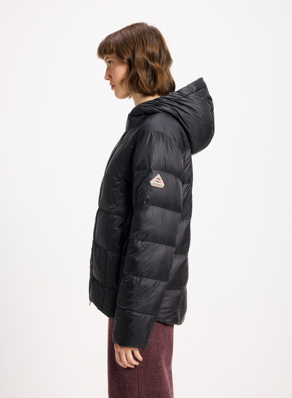 pyrenex-bassia-hooded-doudoune-l-g-re-femme-noire-capuche image 3