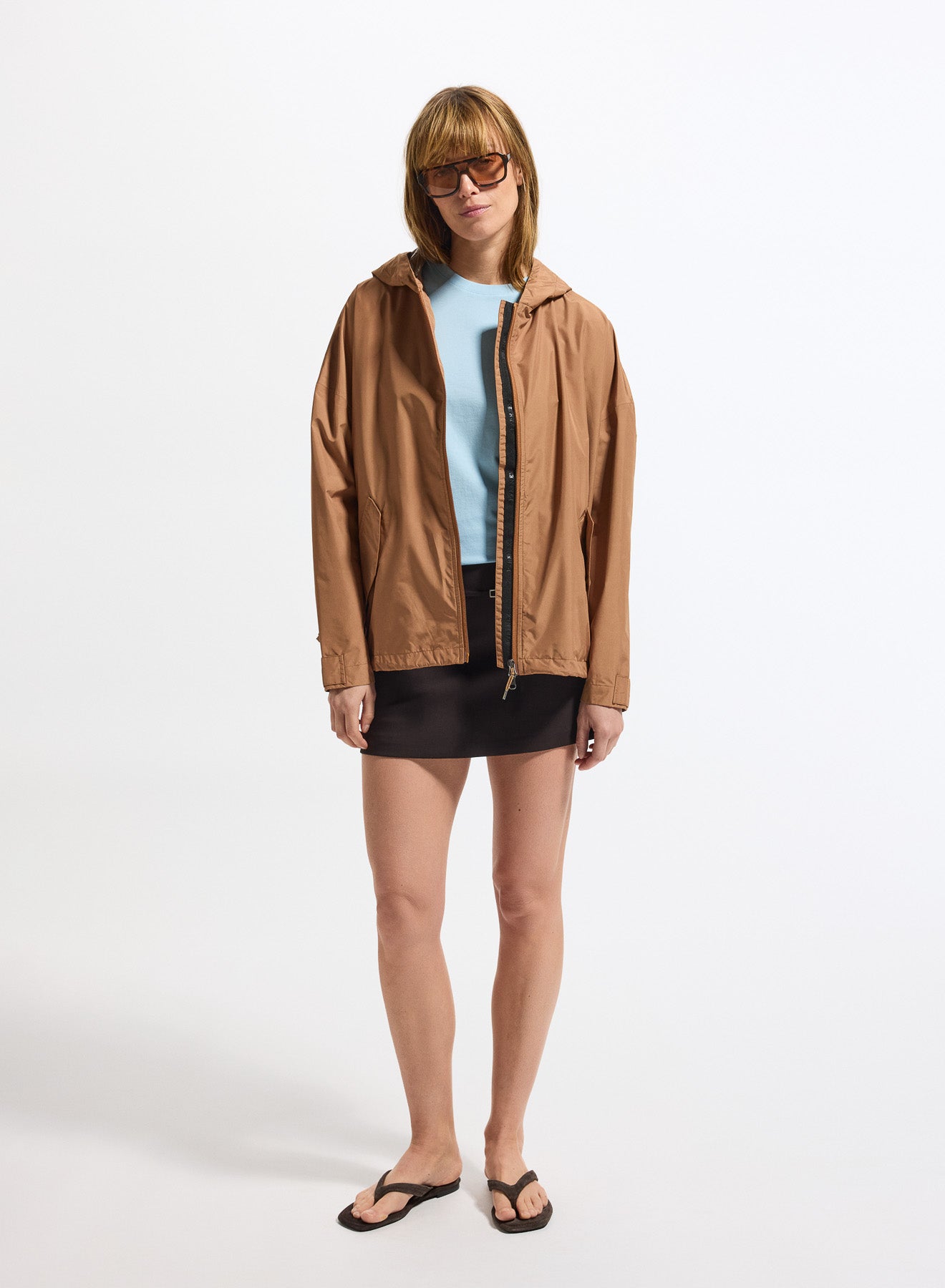 pyrenex-pyrite-coupe-vent-imperm-able-femme-marron image 2