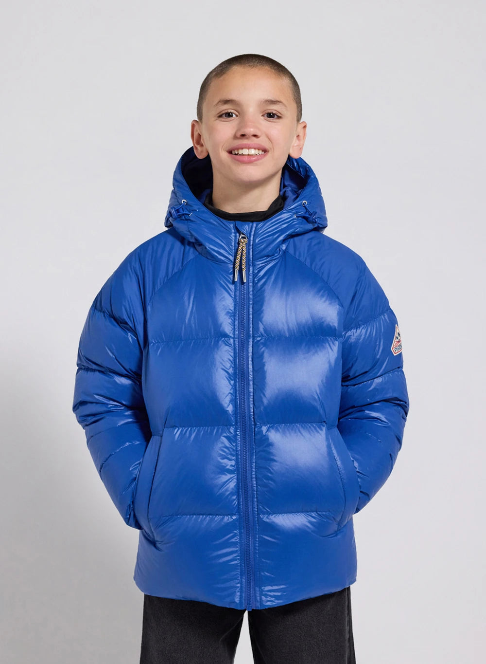 pyrenex-sten-doudoune-capuche-enfant-bleue image 1