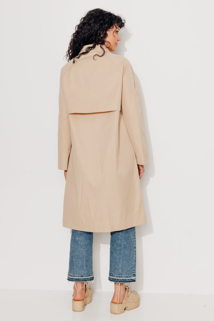trench-coat-rosales-imper-long-ample-d-perlant-aspect-coton-sable image 8